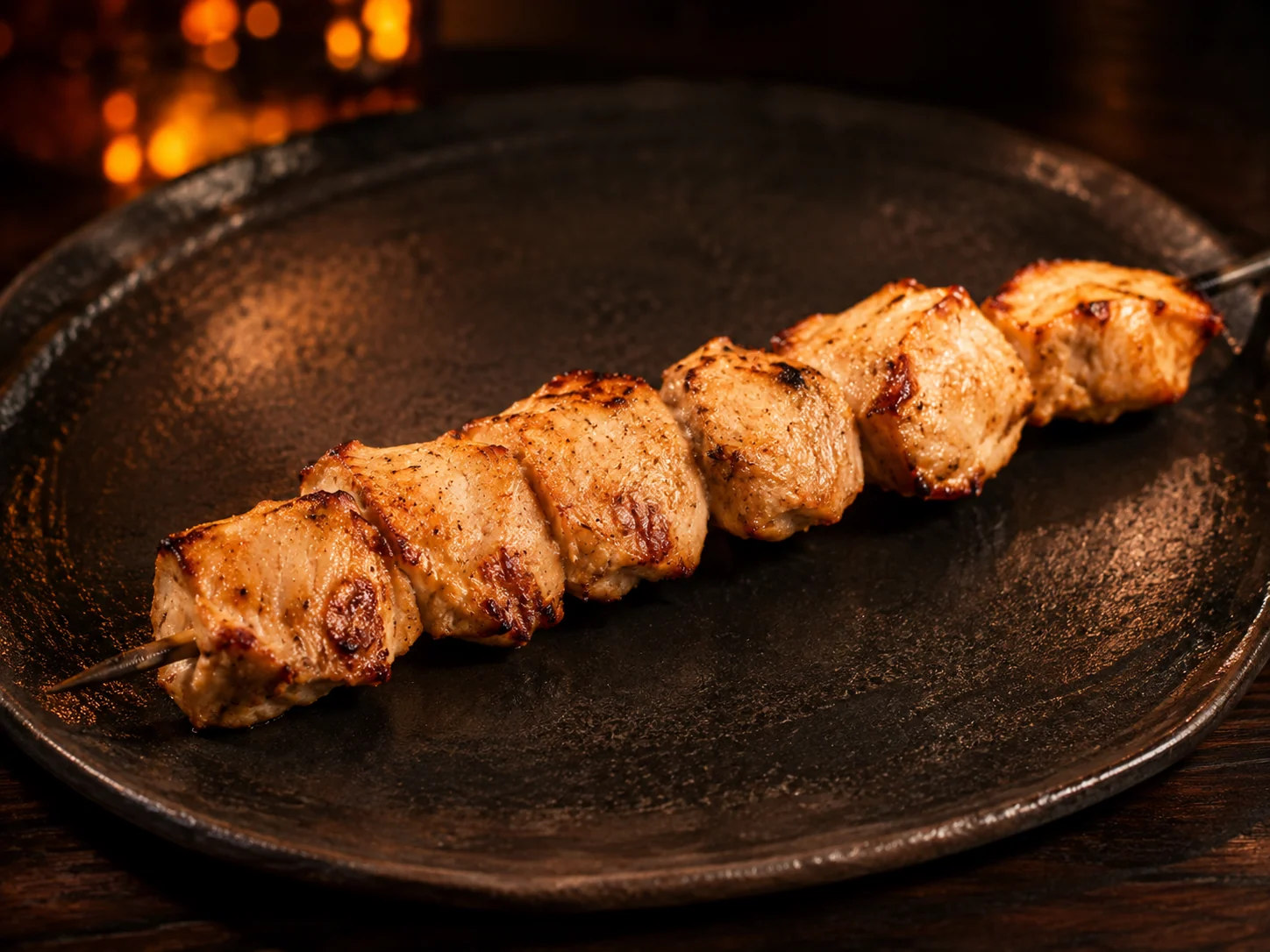 Pincho de pollo a la parrilla
